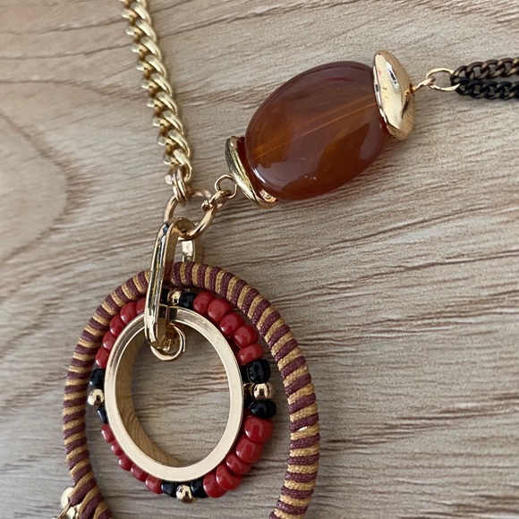 A246 - B4 - ~ Necklace ~ Red Color - Picture 3 of 14